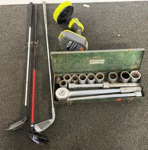 Golfsmith Iron, Driver, And Iron Set &ndash; Steel And Graphite Shafts, Standard Lengths