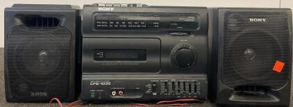 Sony Radio Cassette Player Model CFS-1035