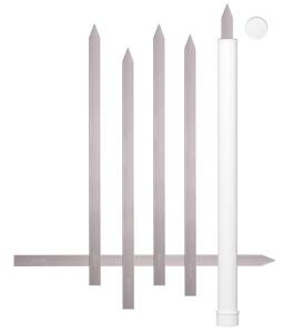 (4) Sets of HOM 6 piece Kebab 1" Wide Flat Skewers