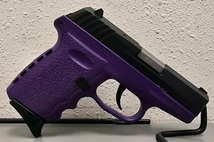 SCCY CPX-2 9mm Pistol, Purple Frame, Serial #285077