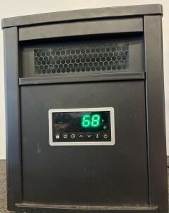 Lifesmart ZCHT1001US Electric Infrared Heater, 1500W, Heats Up to 1000 sq ft, Remote Control