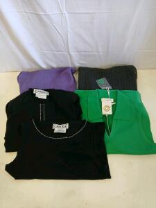 Carlisle Women's Black Crystal Embellished Crewneck Sweater, Size M<br/><br/>(Sp-12)