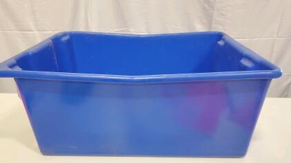 Akro-Mils 30293BLUE Super-Size AkroBin - 29-7/8 x 16-1/2 x 11 in, Blue