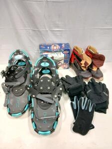 Yukon Charlie's Women's HIKE 8x21 Snowshoes, Blue/Black, 150 lb Capacity & More<br/><br/>(Sp-13)