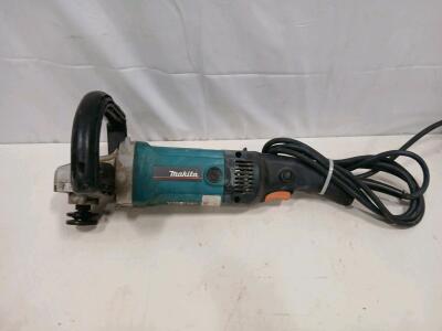 Makita 9227C 7" Corded Grinder/Polisher, 10A, 600&ndash;3,000 RPM, Serial No. 165193A<br/><br/>(Tuna)