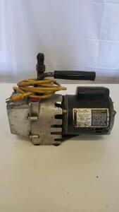 JB Industries FastVac DV-85C Deep Vacuum Pump, 3 CFM, 2 Stage, 1/3 HP, USA, Serial 31323