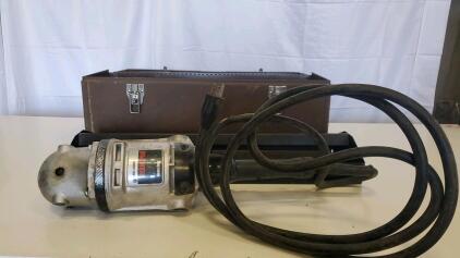 Milwaukee 6088-30 Heavy Duty Angle Grinder with Knaack Toolbox and Accessories