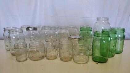 Assorted Size Mason Jars