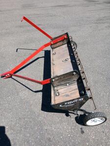 FIMCO 40" Tow-Behind Lawn Dethatcher, Steel Tines, Pin Hitch Attachment