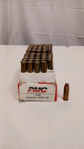 PMC 44B .44 Rem Mag 180gr JHP Ammunition, 50 Rounds, Worn Box