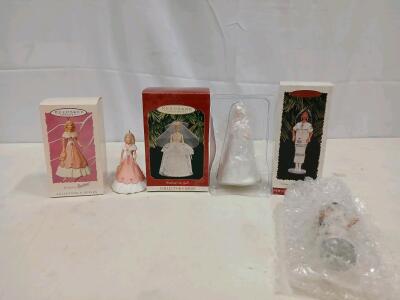 Hallmark Keepsake Ornament Barbie Collector's Series - Springtime, Wedding Day, Native American