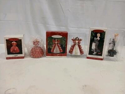 Hallmark Keepsake Barbie Ornaments Collector's Series with Original Boxes
