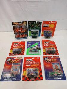 NASCAR 1:64 Die-Cast Car Lot, Hot Wheels, Racing Champions, Bill Elliott, 1990s Editions