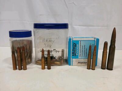 Bulk .308 Win & .30-06 Springfield Rifle Ammo, Reloads & Soft Point/FMJ, Mixed Packaging, Approx. 40 Rds