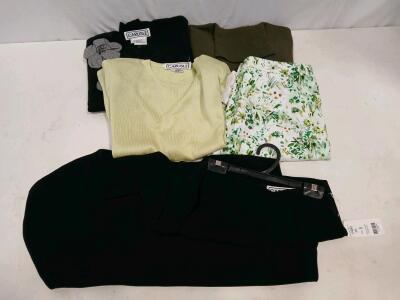 Carlisle Designer Apparel Lot &ndash; Silk, Cashmere, Triacetate, Skirts & Sweaters, Sizes M/8/10<br/><br/>(Sp-12)