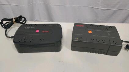 APC Back-UPS ES 550 BE550G, 550VA/330W, 8 Outlets, Battery Backup & Surge Protection, Pair