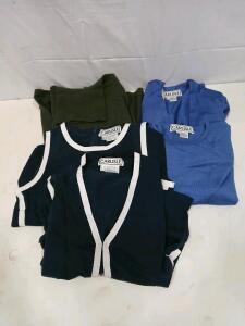 Carlisle Women's Cardigan Sweaters, Medium, Navy White Trim, Blue, Olive Green, Lot of 4<br/><br/>(Sp-12)