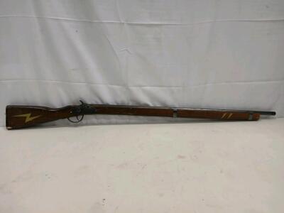Parris Kentucky Rifle Toy Cap Gun Flintlock Musket 42" Wood Stock Savannah TN Lightning Bolt