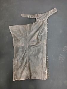 Leather Farrier Apron/Chaps with Adjustable Belt and Tool D-Rings(Sp-16)