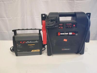 Schumacher IP-1875 950A Jump Starter & SC1301 6A 12V Battery Charger Combo, Portable Power