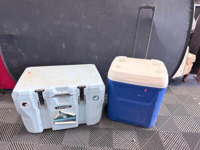 Lifetime 55 Quart High-Performance Cooler, Light Blue, 7-Day Ice Retention, Bear-Resistant