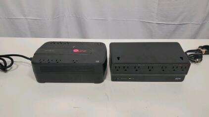 APC Back-UPS 550 BE550G 550VA 8-Outlet & Back-UPS 600 BE600M1 600VA 7-Outlet Battery Backup Pair