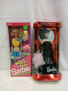 Snap 'N Play Barbie Mattel 1990, UPC 074299035506, Unopened with Snap-On Fashions & Accessories