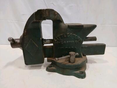 Littlestown No. 450 Bench Vise, 4.5" Jaw Width, 6.5" Opening, Swivel Base, Made in USA(Sp-11)