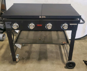Vevor EAGA-478 4-Burner Outdoor Gas Griddle, 60,000 BTU, 748 sq in Cooktop, Propane