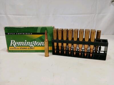 Remington Express Core-Lokt 7mm Rem Mag 150gr Rifle Ammo, Brass, 20 Rounds, R7MM2
