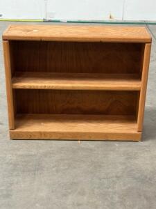 Thornwood Dunkley Wood Medium Oak Bookcase, Model 3630-10CH-MD, 36"x12"x30", SO #9012