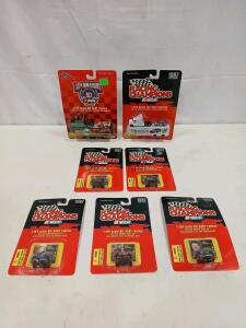 Racing Champions 1997 NASCAR 1:144 Die-Cast Models &ndash; #94, #2, #29, #36, #35 Transporter