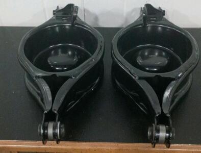 New A-Premium Rear Lower Rearward Control Arms for 2003&ndash;2008 Honda Pilot, Pair with Bushings