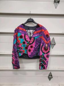 Judith Roberts La Colecci&oacute;n 1980s Artisanal Patchwork Jacket, Medium, Multicolor