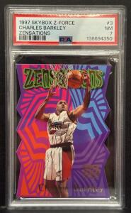 1997 SkyBox Z-Force Zensations Charles Barkley #3 PSA NM 7