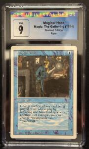 Magic: The Gathering Magical Hack Revised Edition CGC 9 Mint Rare Blue Card (1994) #4211679086