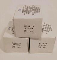 7.62x39mm Russian HP Centerfire Ammo, 123gr, Non-Corrosive, 60 Rounds, Л23 Lot - 4