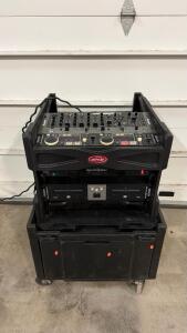 SKB 1SKB-R102 10 x 2 Roto Rack/Mixer Console