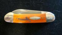 Case XX Limited Edition Folding Pocket Knife, 2 Blades, Jigged Bone Handle, Serial 200 of 300