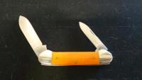 Case XX Limited Edition Folding Pocket Knife, 2 Blades, Jigged Bone Handle, Serial 200 of 300 - 3