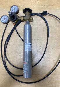 Dedenberg 10 oz Aluminum CO2 Cylinder, DOT-3AL, Dual Gauge Regulator, USA Made