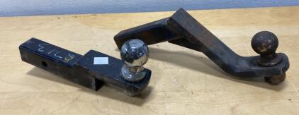 Reese Class III 2" Trailer Hitch Ball Mounts, 6,000 lbs GTW, Includes 2" Drop & Standard Mount