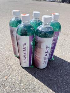 CLEAN & BRITE Floor Cleaner Concentrate 1L (5 Bottles, Unopened)