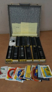 Case of Historic & Scenic Slides & Memorabilia