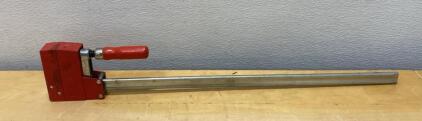 BESSEY K Body REVO 24" Parallel Jaw Bar Clamp, 3-3/4" Throat Depth, 1,700 lbs Clamping Force