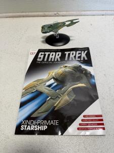 Eaglemoss Xindi-Primate Starship Model #137 with Magazine and Stand