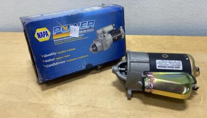 NAPA Power Premium Plus Remanufactured Starter Motor, Part Number 244-9232, 12V, 9 Teeth