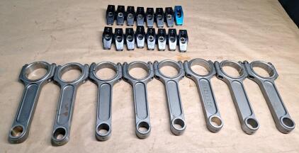 (8) Used Connecting Rods & (6) Used Rocker Arms