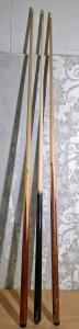 (3) Vintage Pool Cues