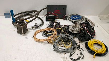 Industrial Surplus Lot: LND 1017-50D Power Supply, Thame Manifold, Ethernet Cables, Parker Valve